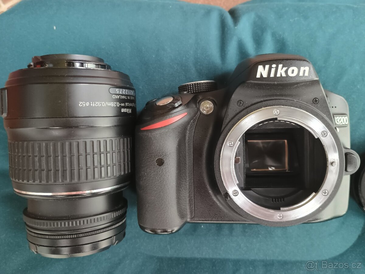 Nikon D3200 + objektiv 18–55 mm,SIGMA MF 60–200mm f/4–5.6 II