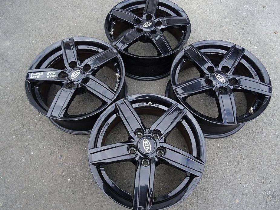 Alu disky origo černé Kia 16", 5x114.3 , ET 36, šíře 6,5J