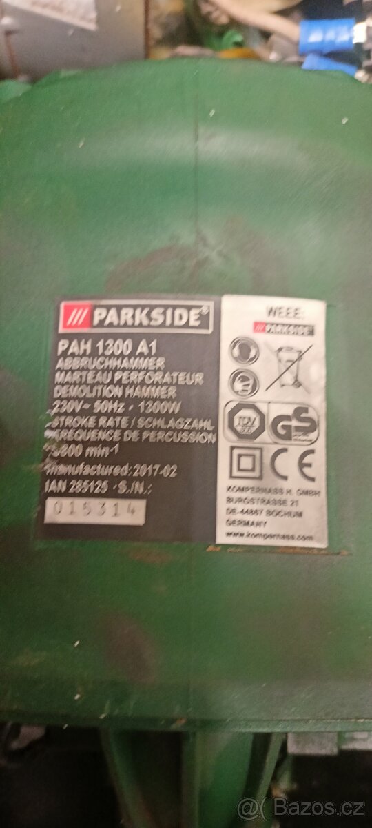 Parkside bourací kladivo 1300 A1 Pah