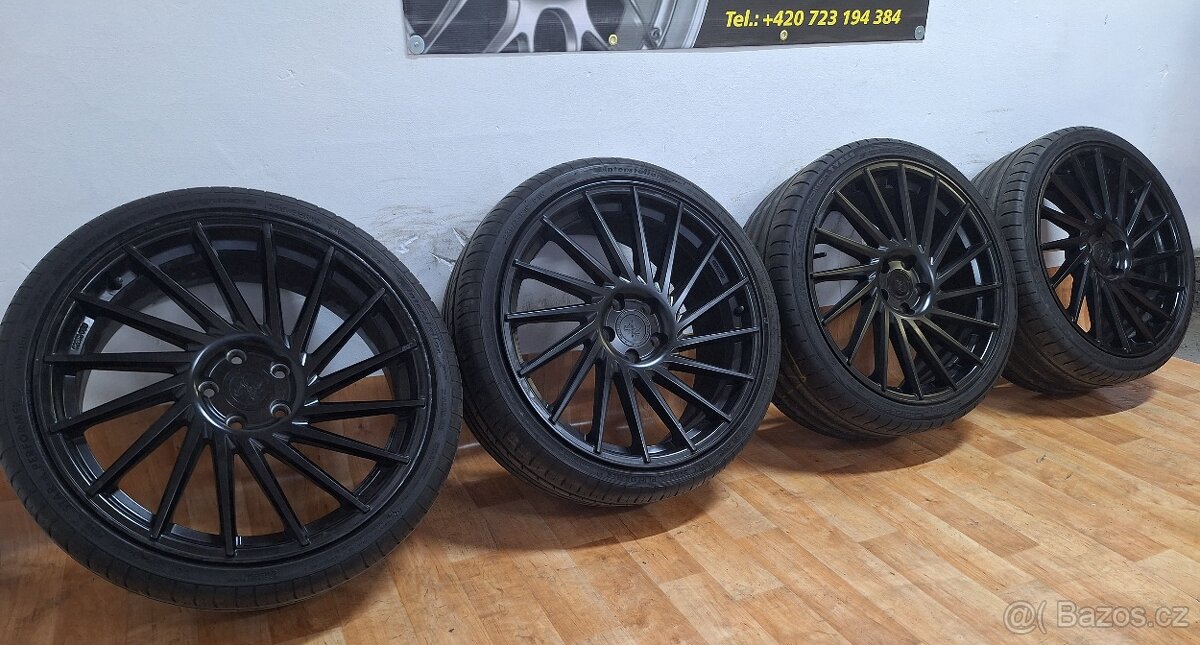 Alu kola R19 5x108 Keskin + letní pneu 235/35/19