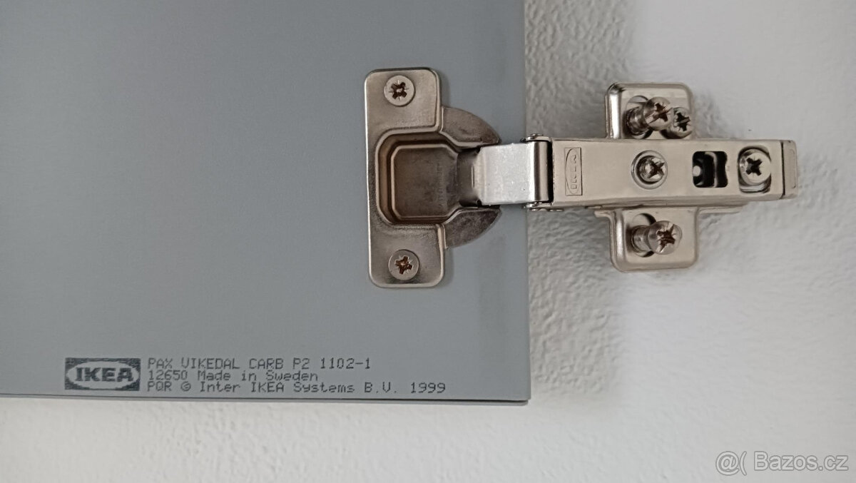 REZERVACE - Šatní dveře zrcadlové PAX (IKEA), 2ks