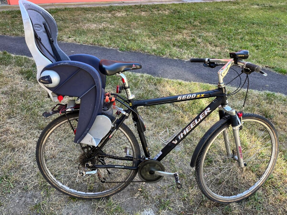Horské kolo WHEELER 6600 ZX + dětská sedačka