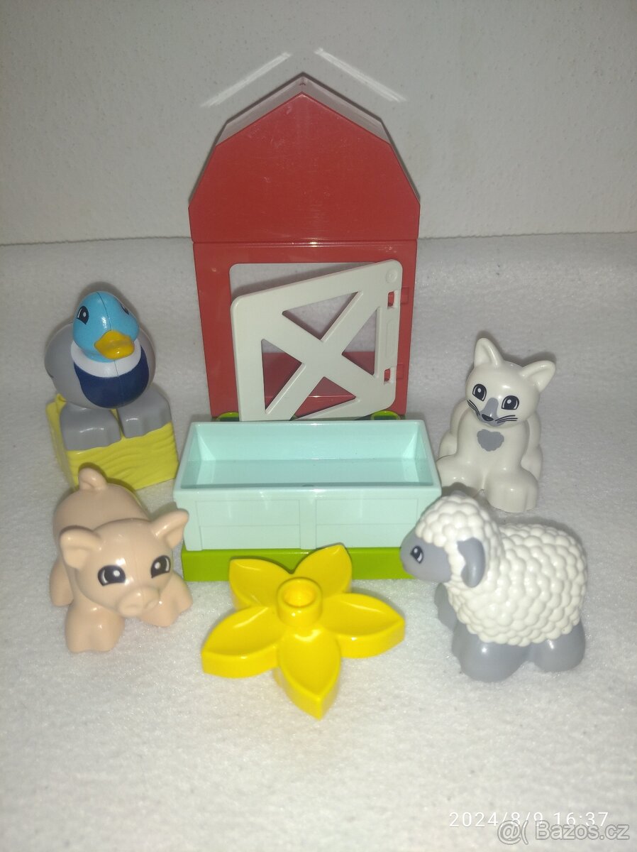 Lego duplo 10949 zvířátka z farmy, malá farma