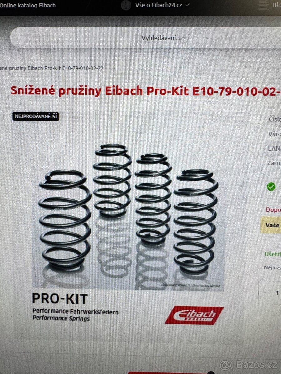 Eibach pro kit Octavia 3 golf 7 Seat Leon