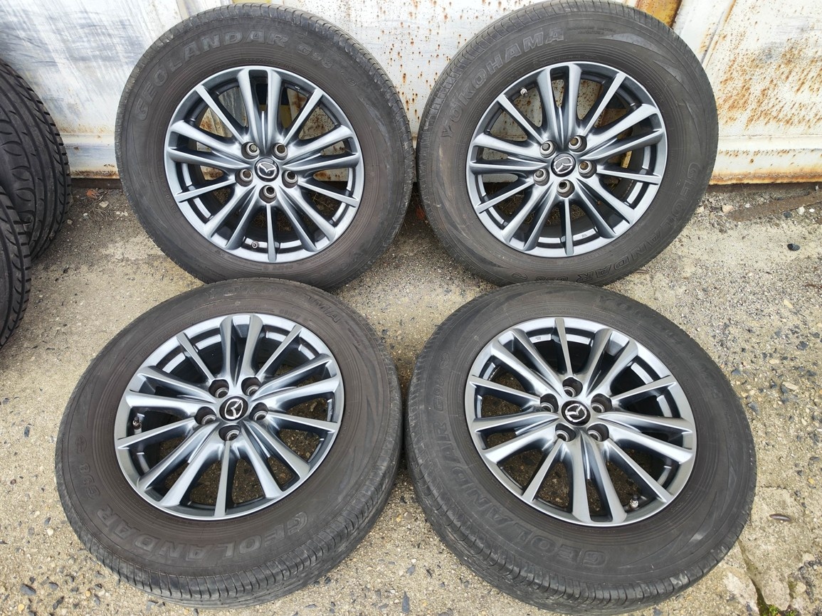 17"letní alu sada 5x114 origo Mazda CX5 CX7 225/65 TPMS