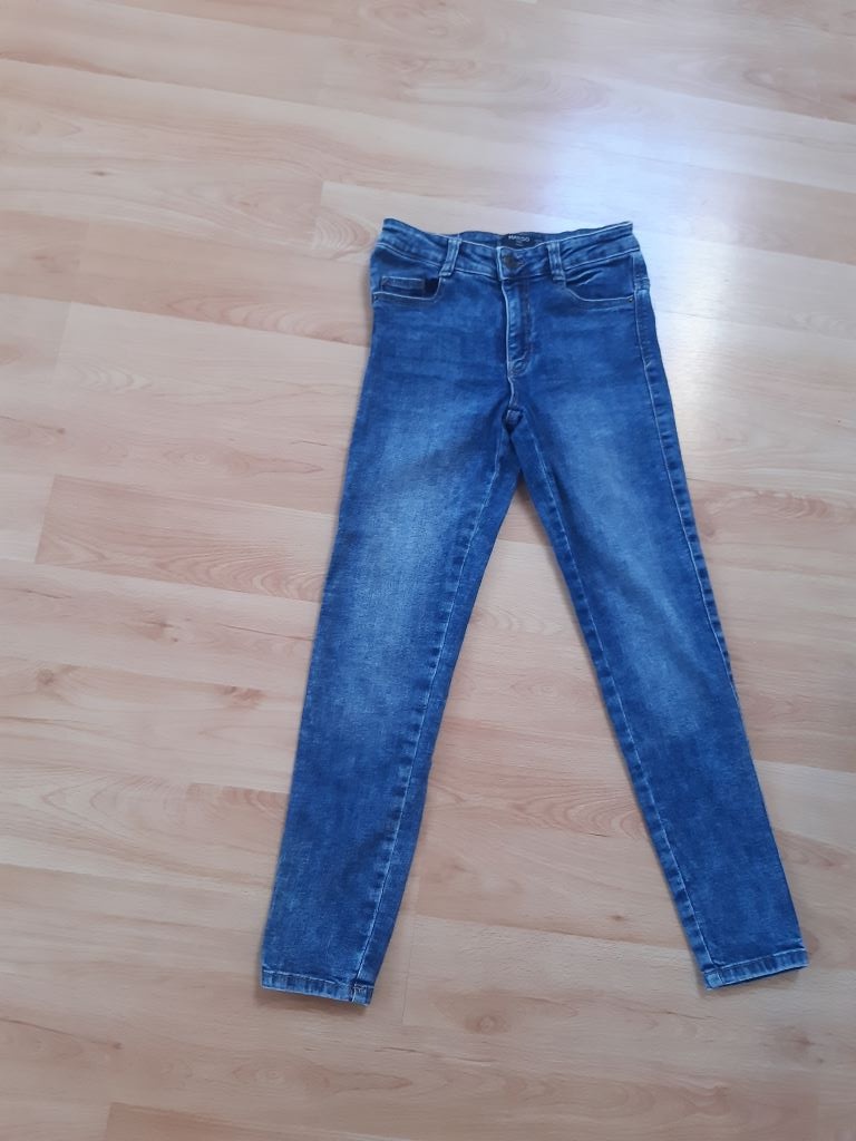 MANGO KIDS-strečové džíny vel. 9-10 let-140