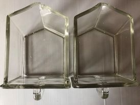 Retro skleněný zásobník na cukr