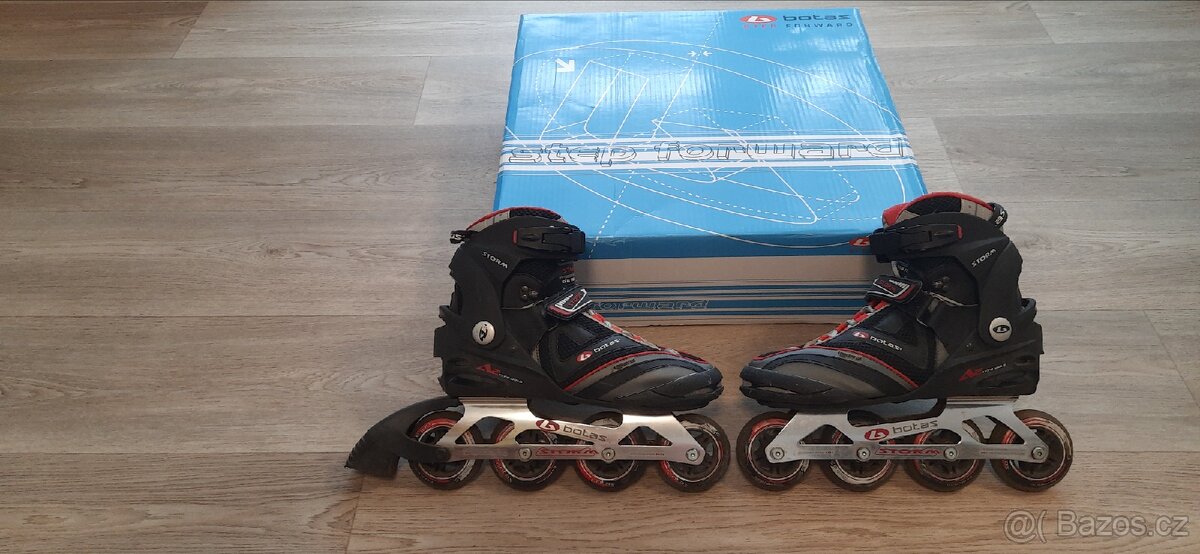 In-line brusle STORM, vel.40 (ABEC 9/84mm)