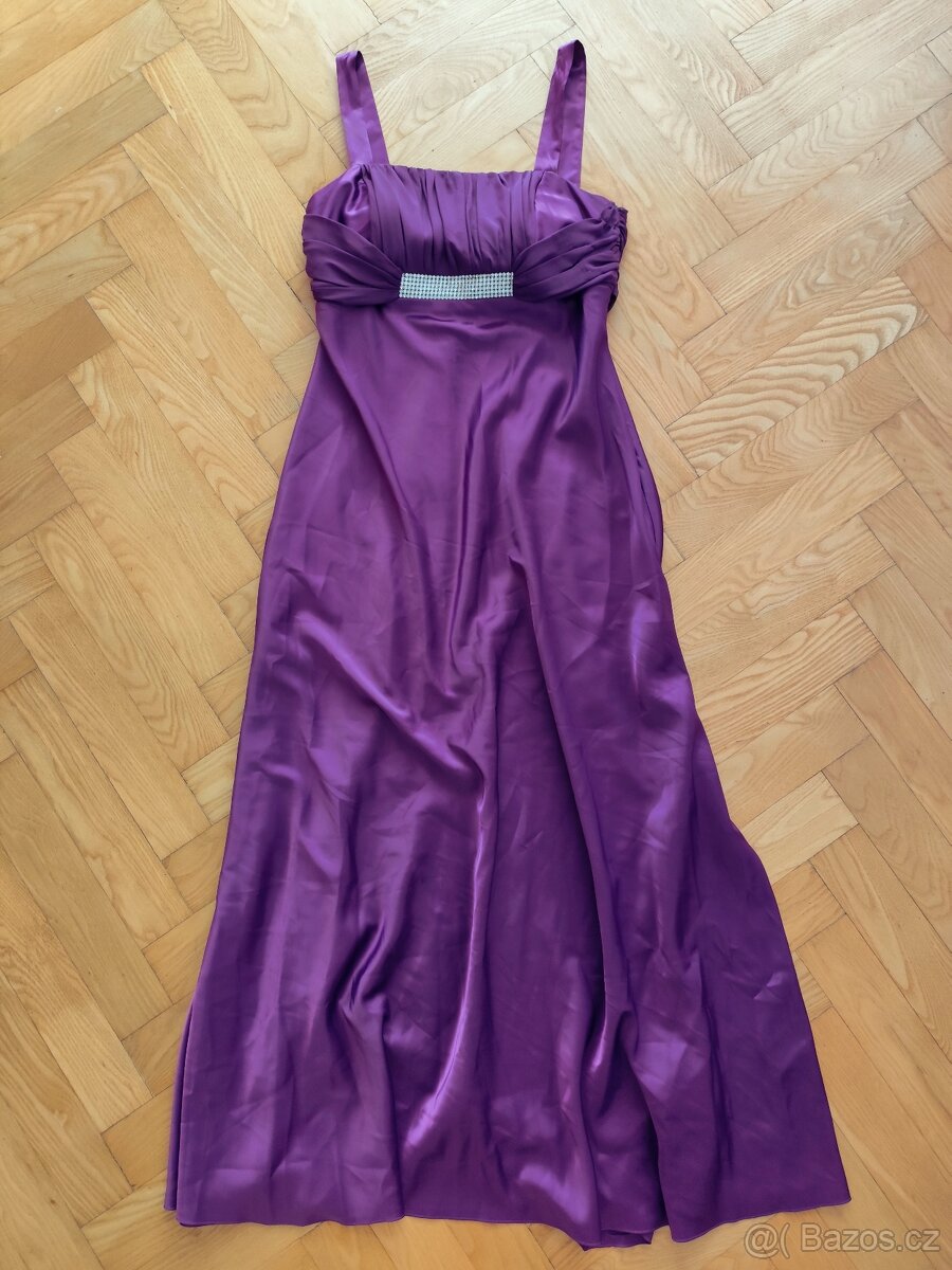Plesové společenské šaty (satén) vel.40