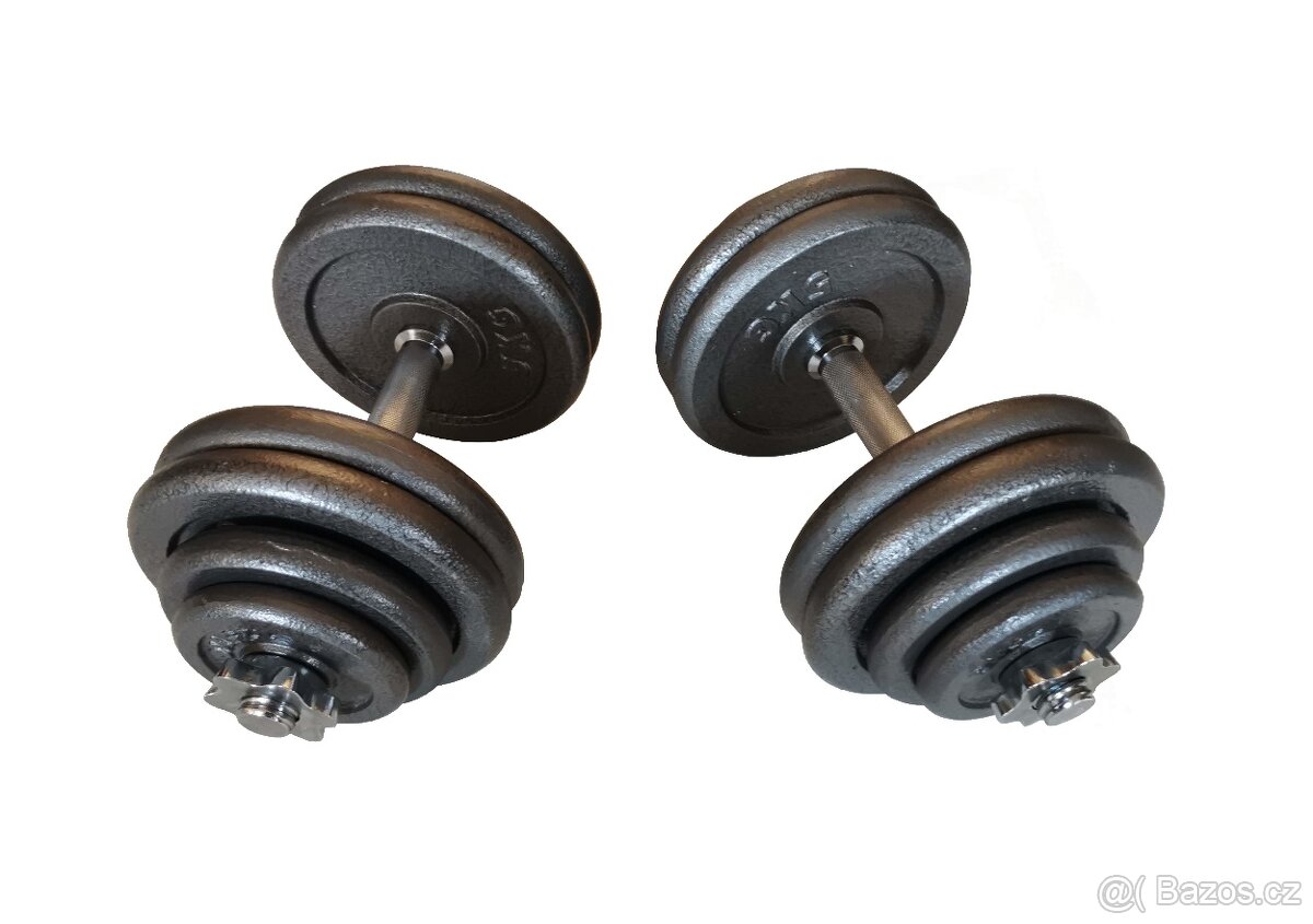 Jednoruční činkový set 2 x 30 kg