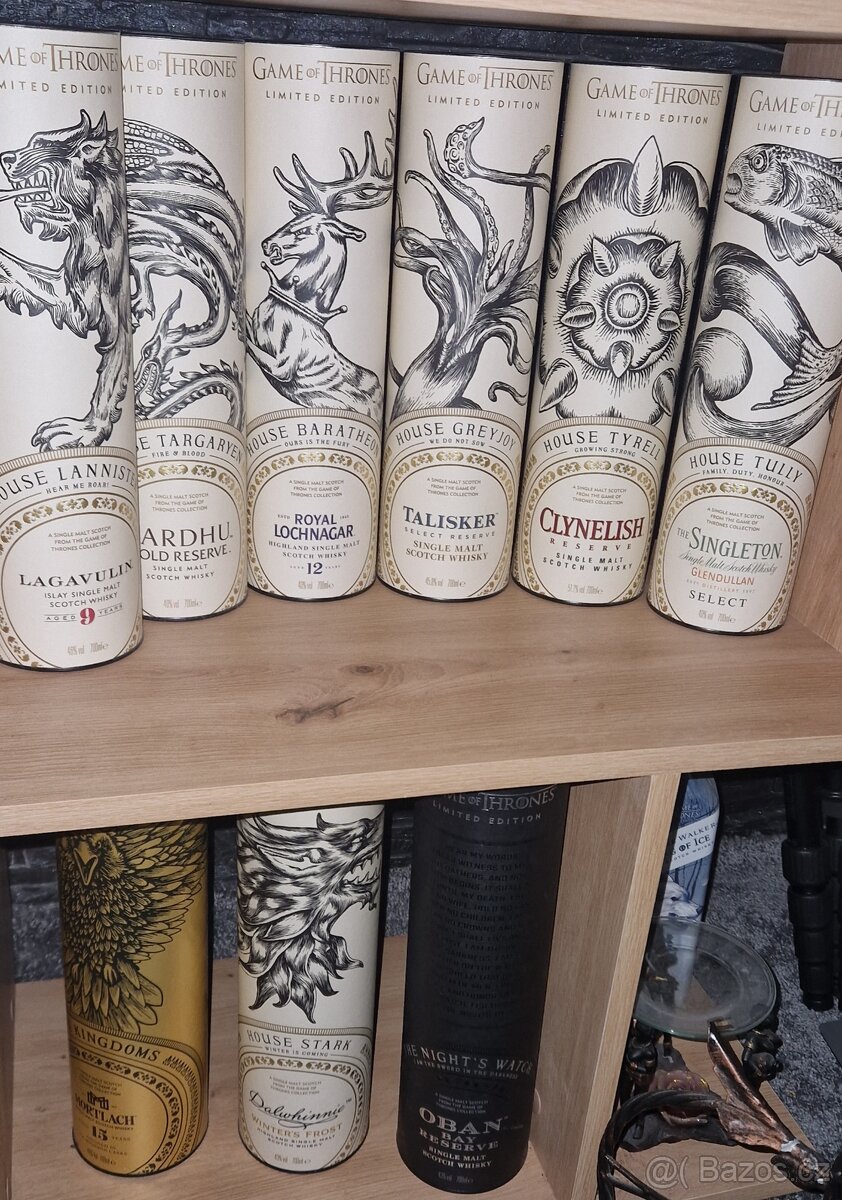 Game Of Thrones whisky sběratelská edice