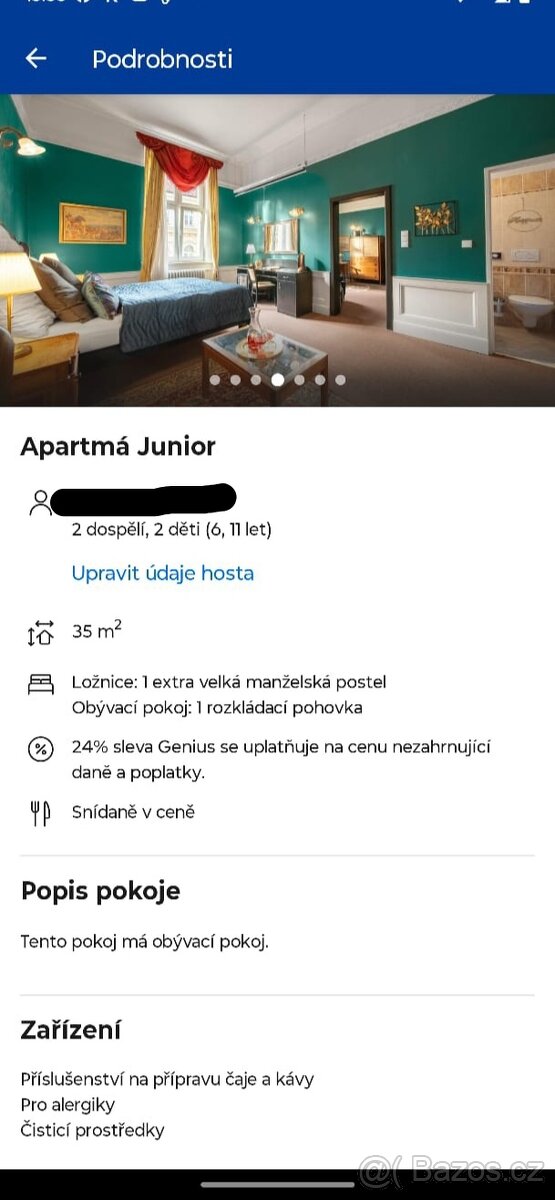 Ubytování v Praze 7-8.12.2025