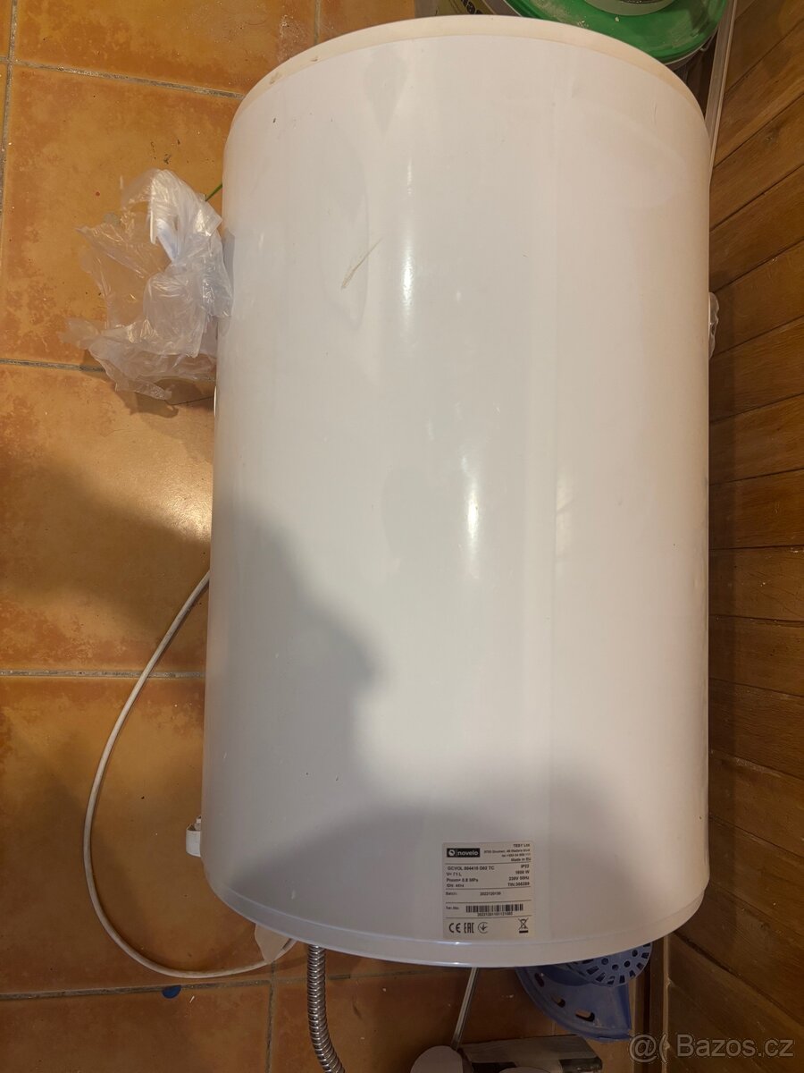 Bojler Novelo 71 L – funkční, použitý jen dočasně