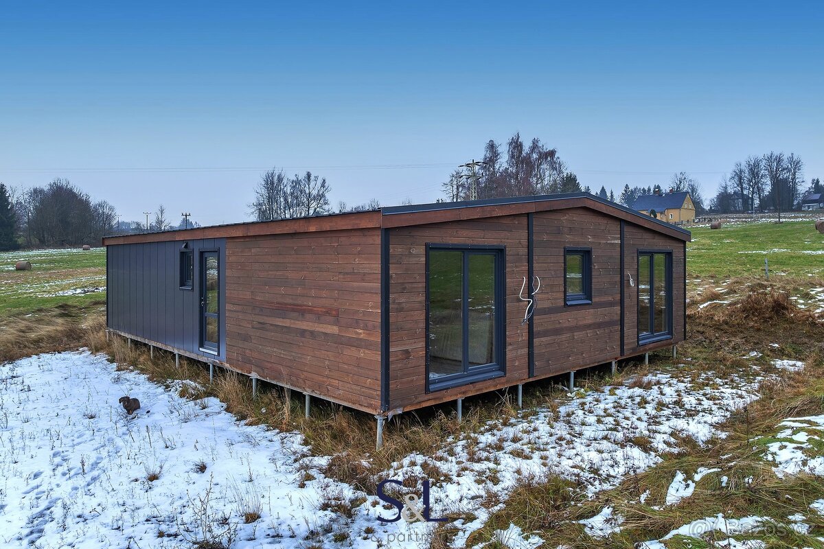 Prodej nového mobilního domu 3+kk | 106,9 m² + terasa 15,55