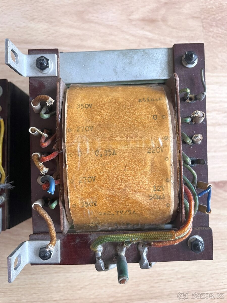 Transformátory na elektornkový zesilovač EL34, 6L6, cca 240W