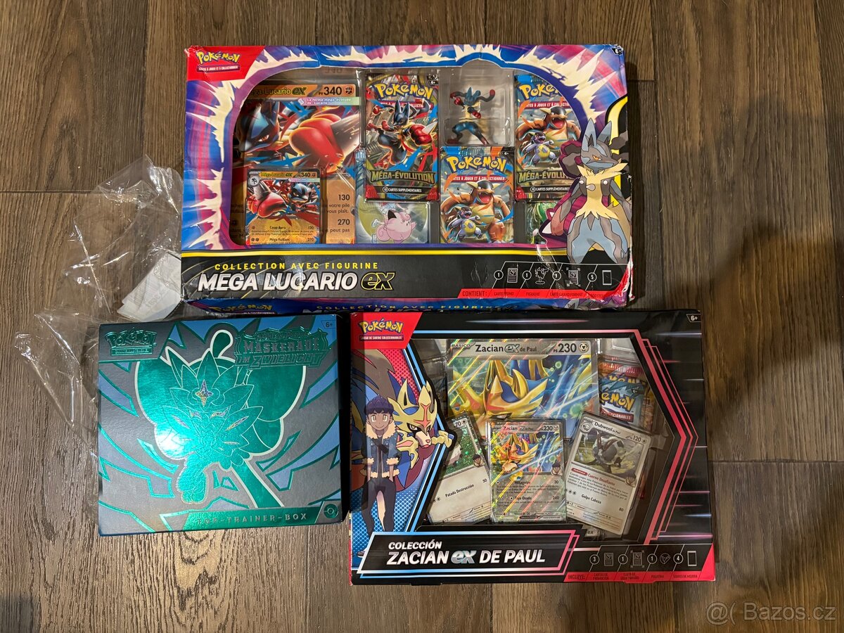 Pokémon TCG: elite trainer box, 2 speciál boxes collection