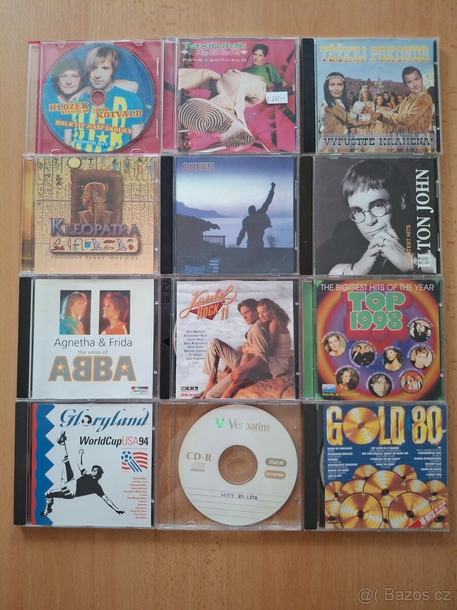 CD - mix hudby 80. a 90. léta.
