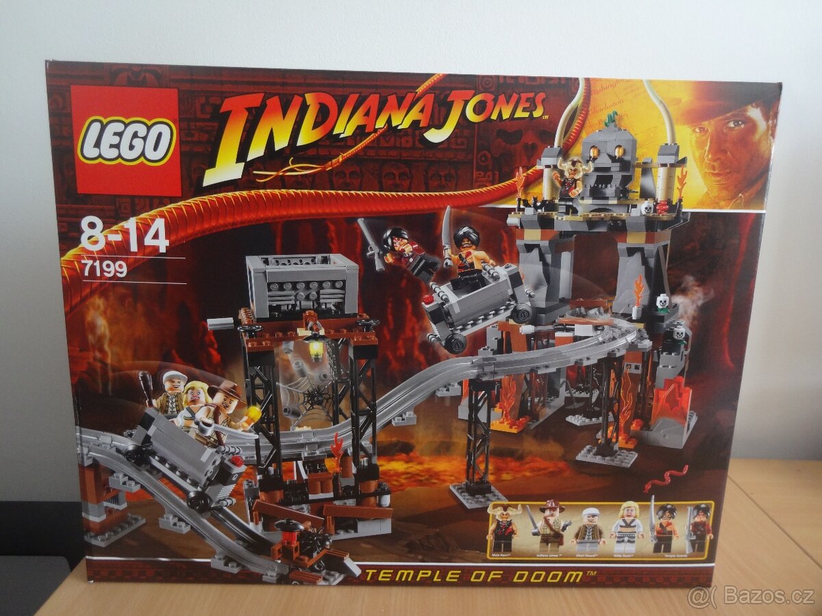 Nejvzácnější LEGO 7199 Indiana Jones Chrám Zkázy NOVÉ