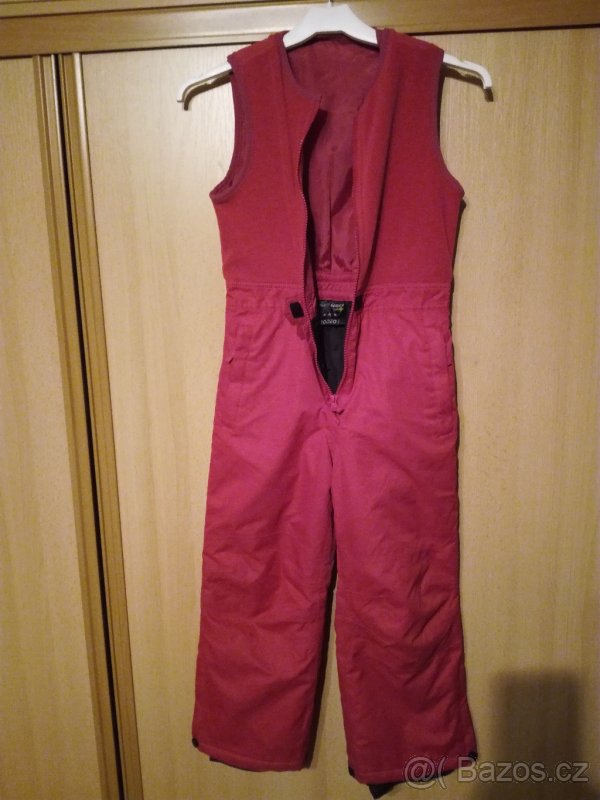 Dívčí oteplovačky s laclem cca 7-9 let