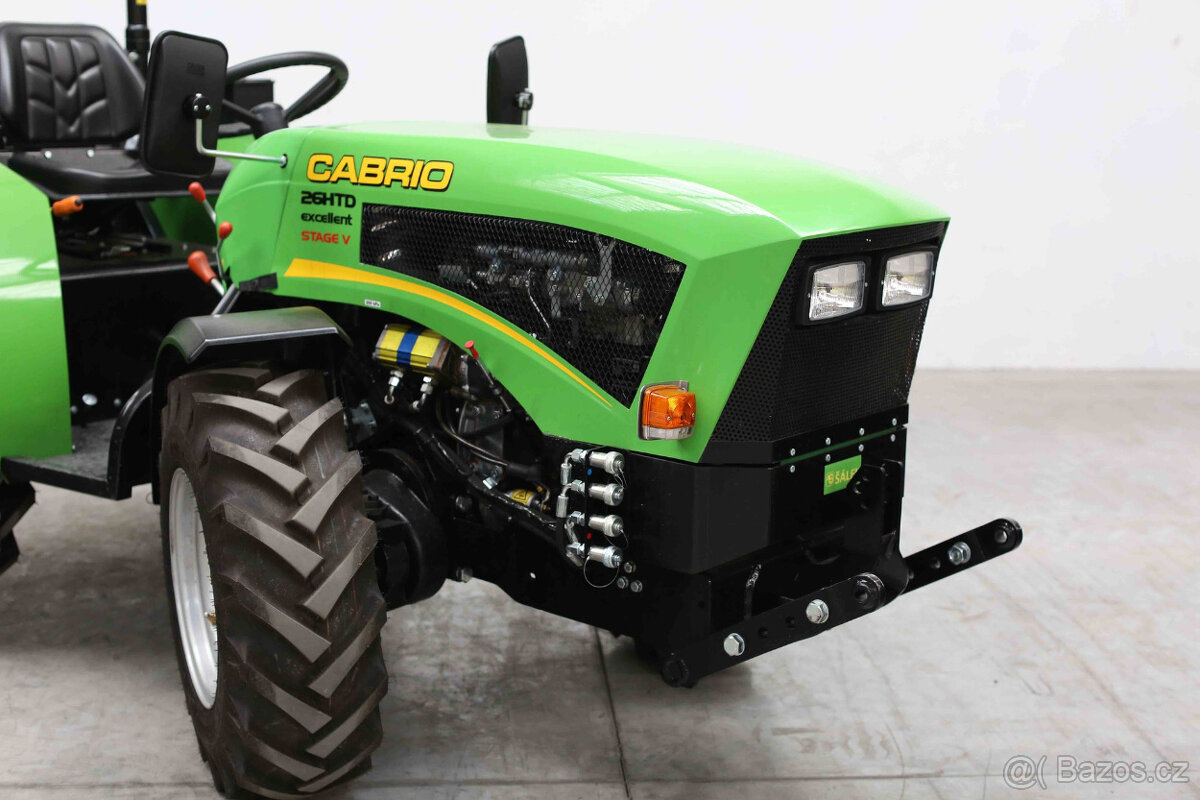 malotraktor CABRIO 26 HTD NOVÝ výrobce ŠÁLEK Prostějov