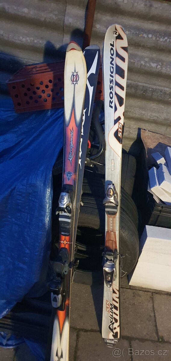 Lyže Rossignol Bandit X a Axium STS