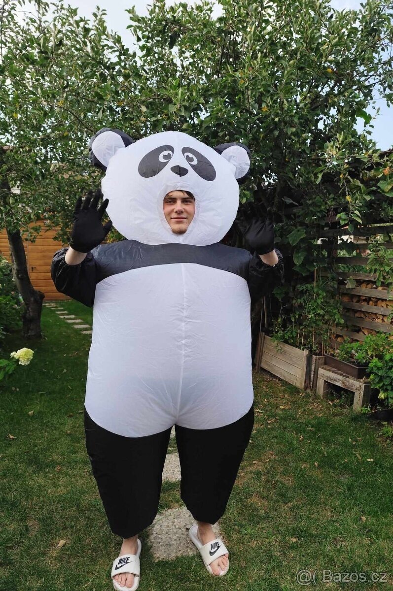 Panda maskot kostým na karneval