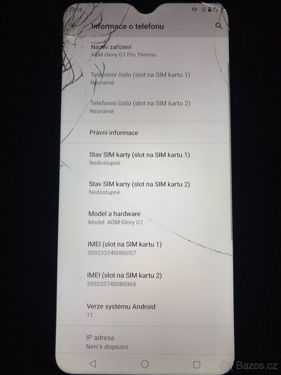 AGM Glory G1 Pro Thermo 8gb Ram 256gb Rom