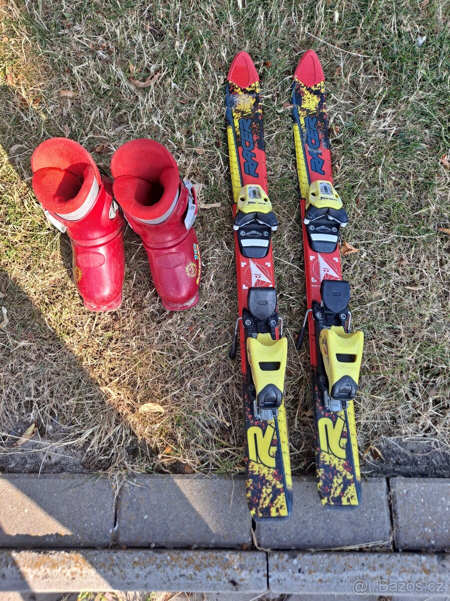 Dětské lyže + lyžáky