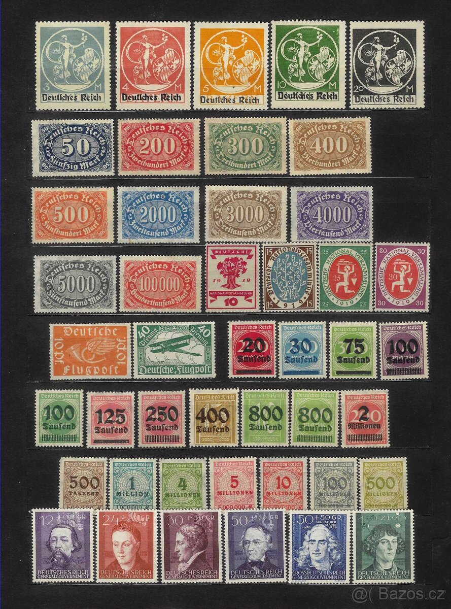 Poštovní známky - Deutsches Reich 2
