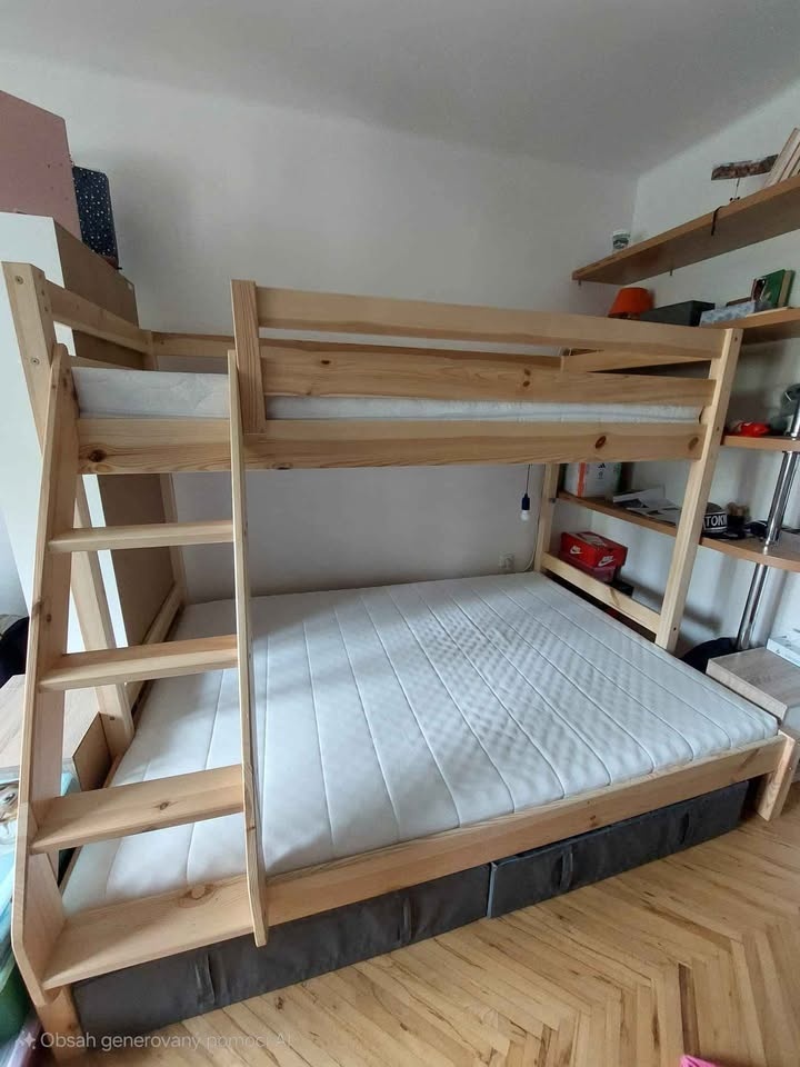 Prodám patrovou postel, rezervovano