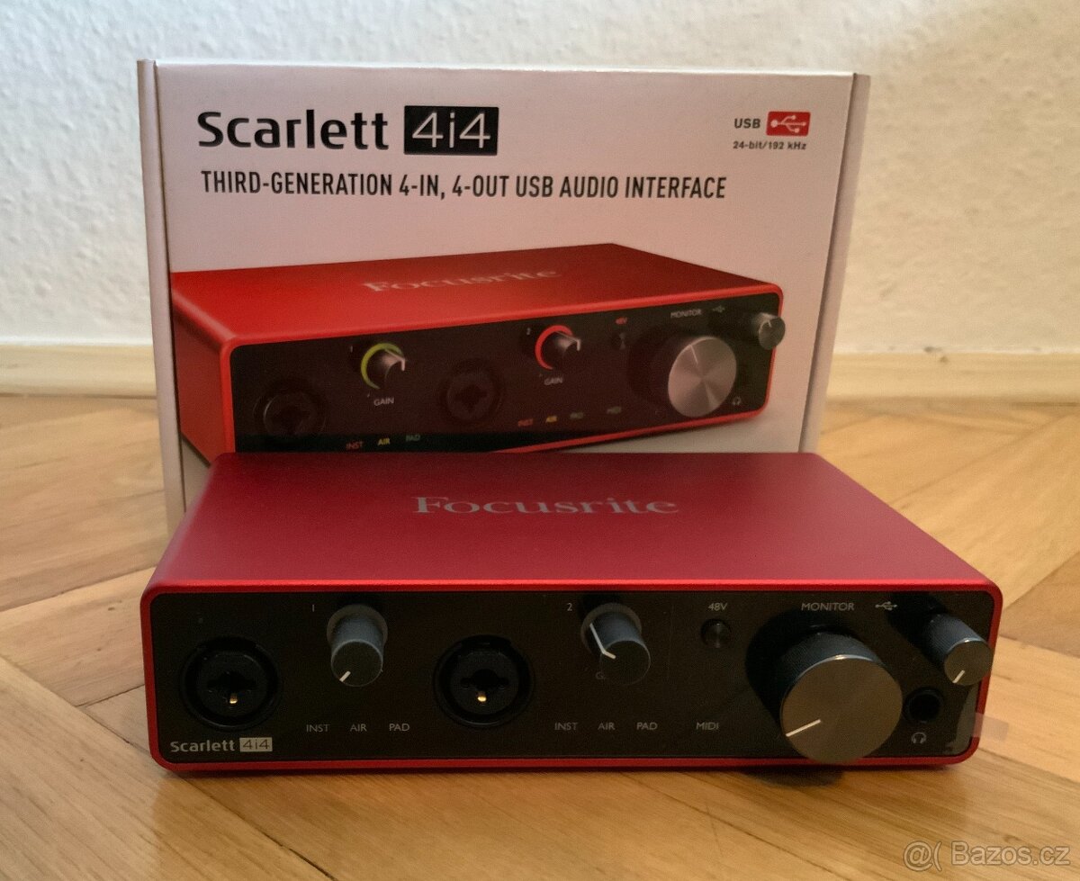 Focusrite Scarlett 4i4 3. generace