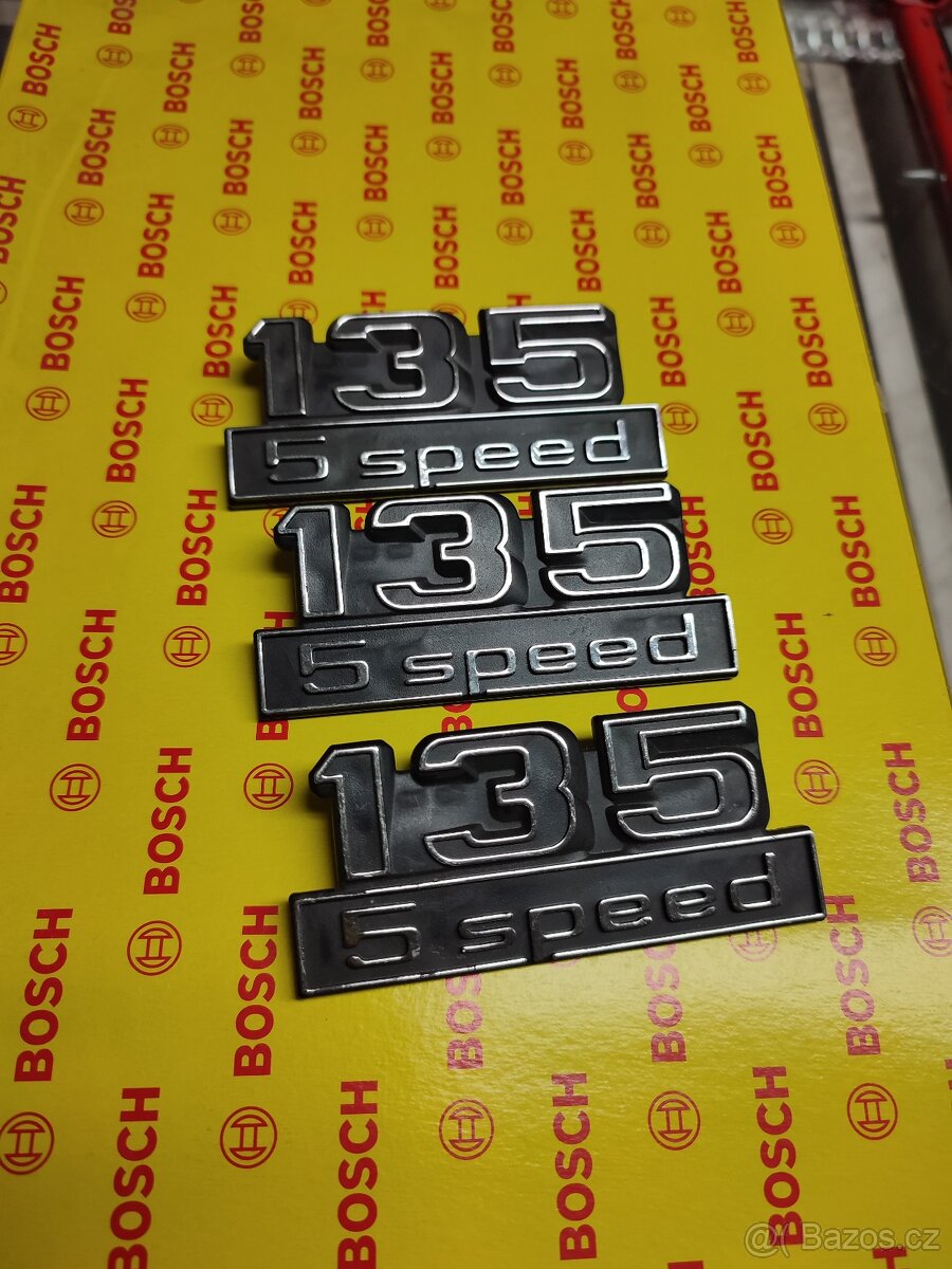 Nový nápis škoda 135