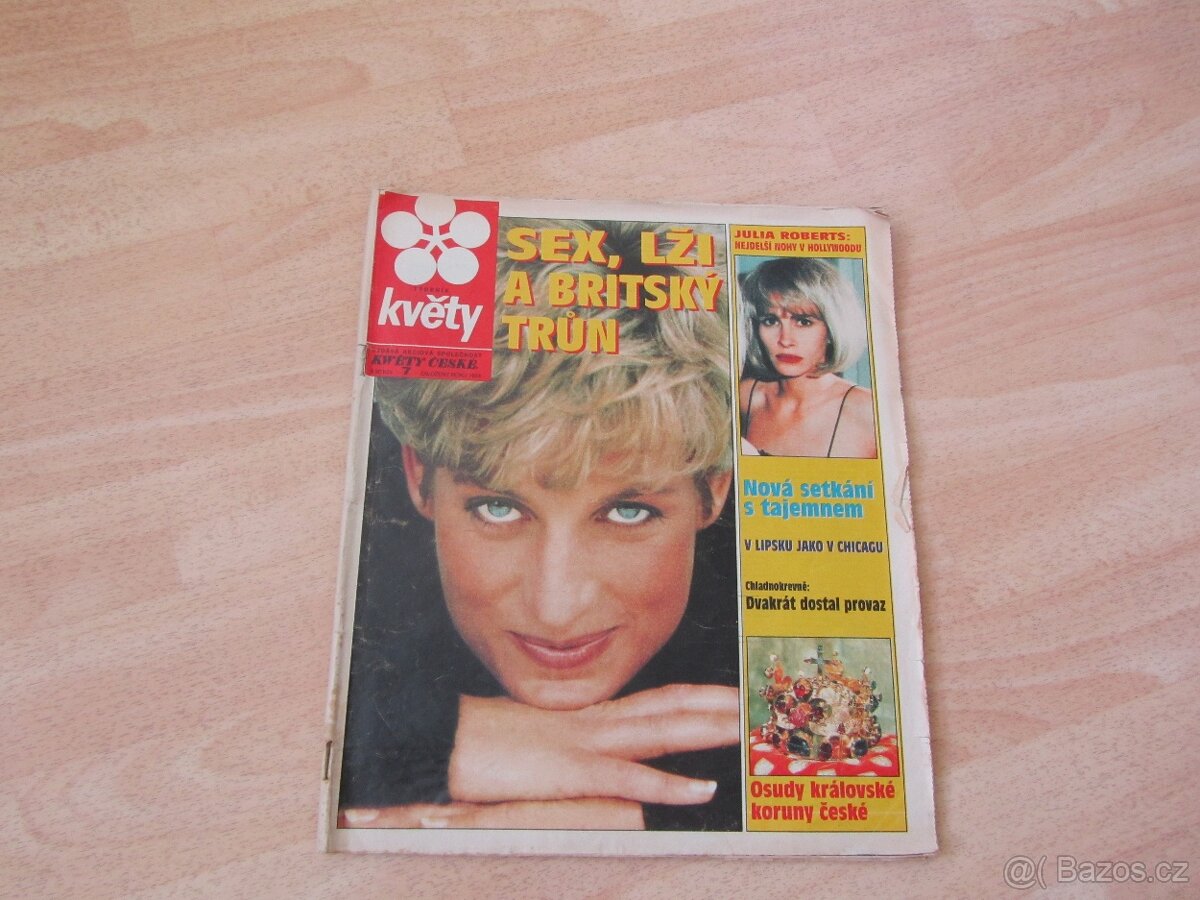 Květy-Lady Diana rok 1993