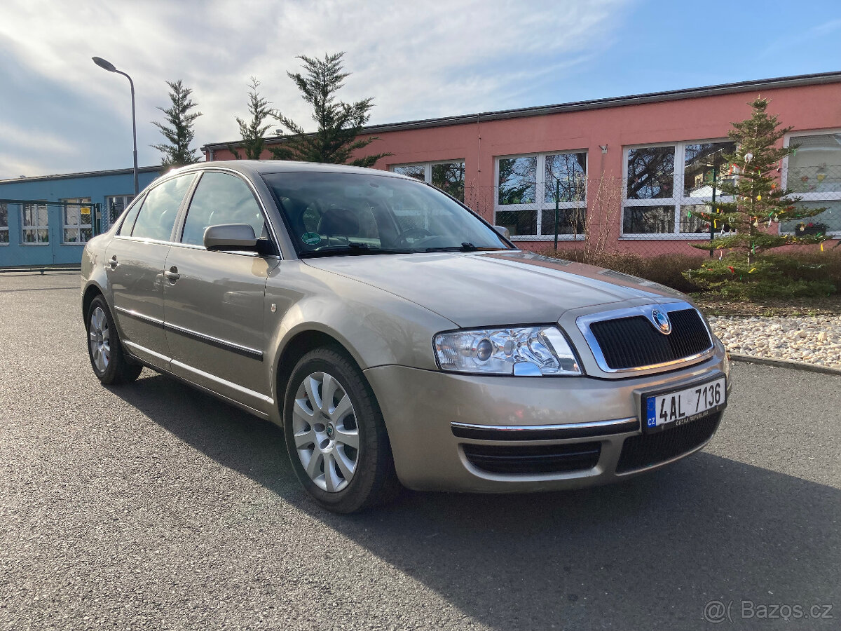 Škoda Superb 2.8 V6 LPG | r.v. 2003 | Maximální výbava | Kož