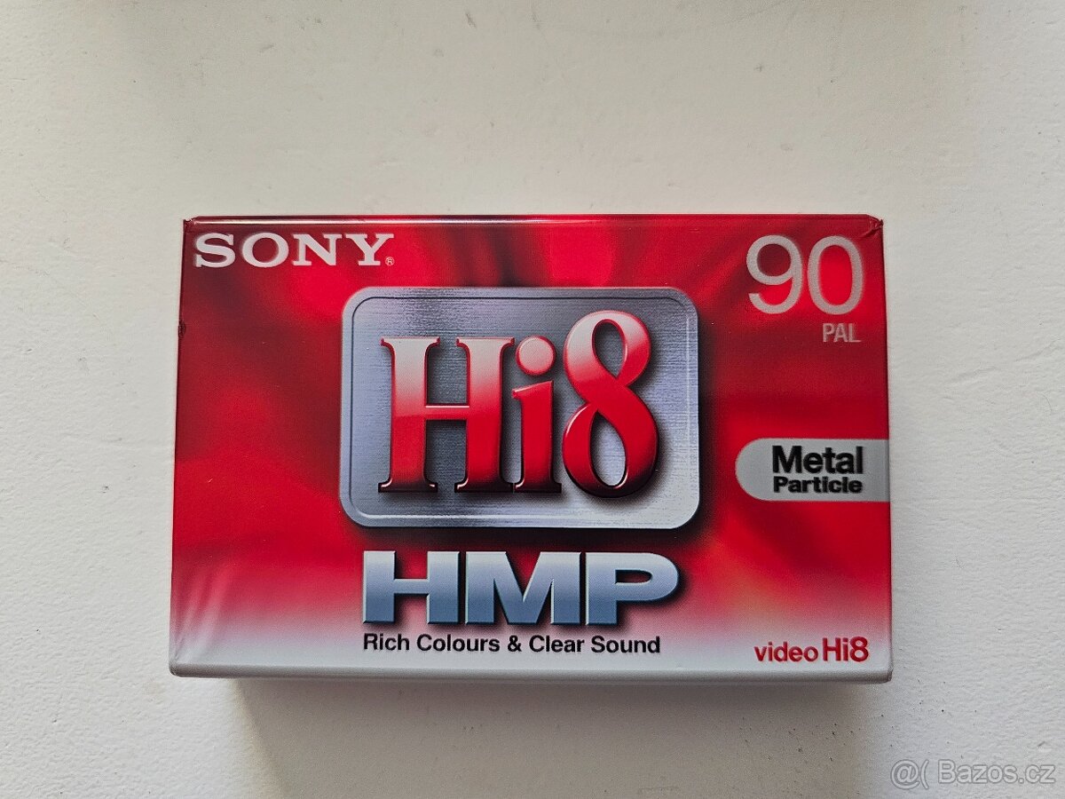 PRODÁM NEROZBALENOU KAZETU DO KAMERY SONY Hi8 HMP 90