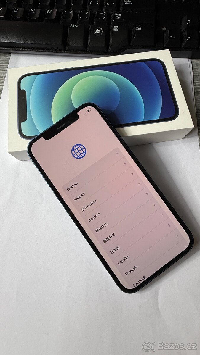Apple IPhone 12 256gb modrý