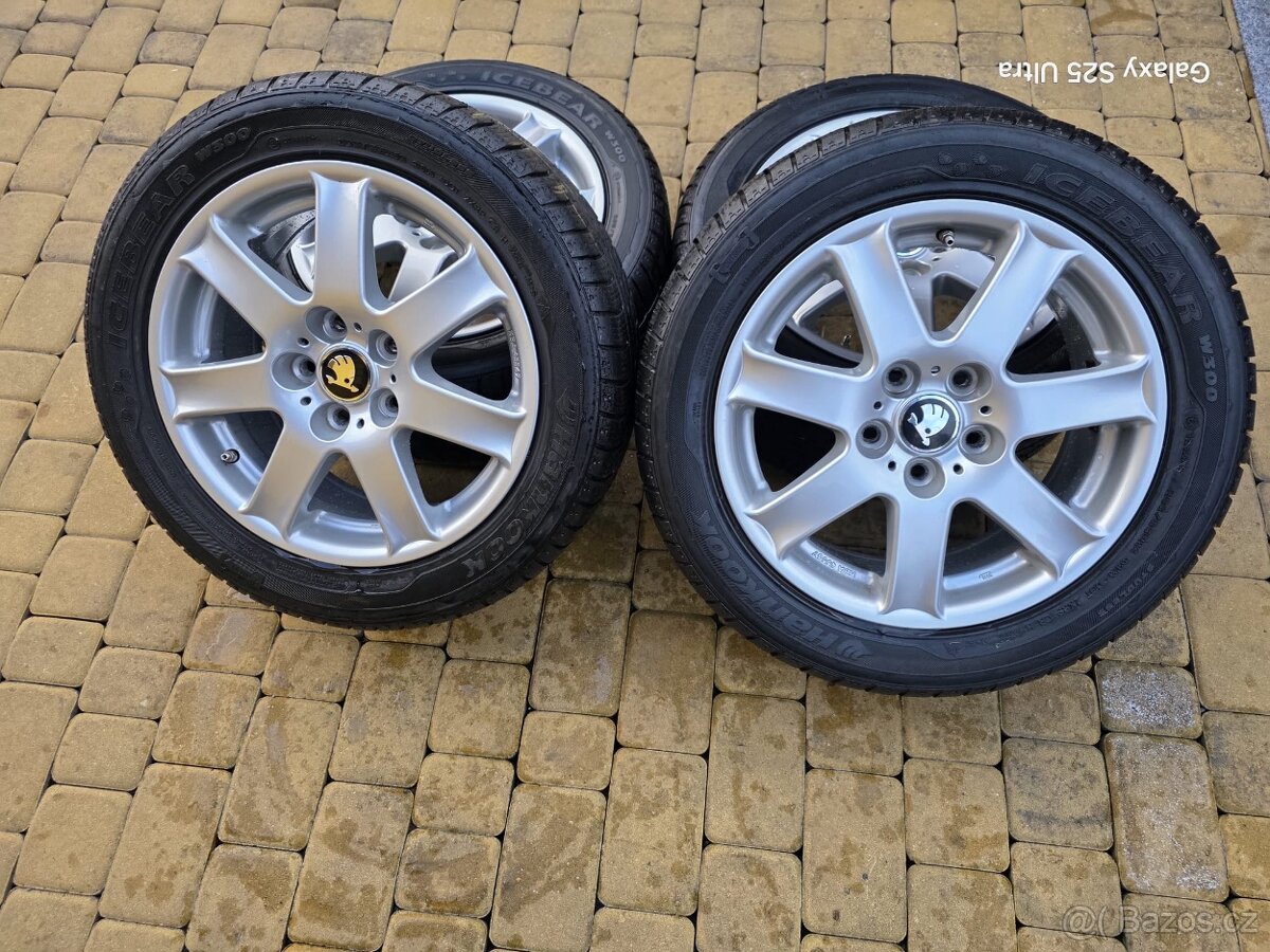 Alu kola zimní sada 5x112 16" Škoda, VW, Audi,Seat