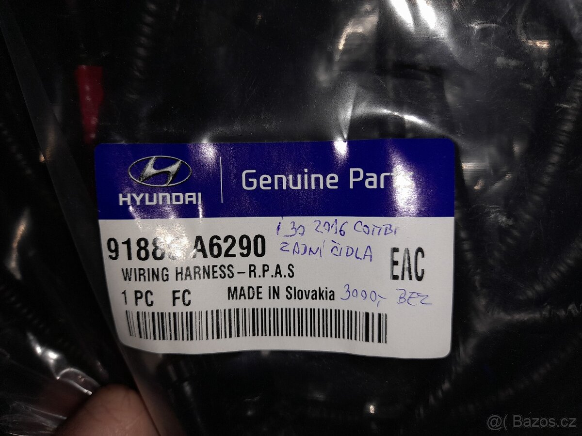 Kabelový svazek zadního nárazníku i30 combi 2016