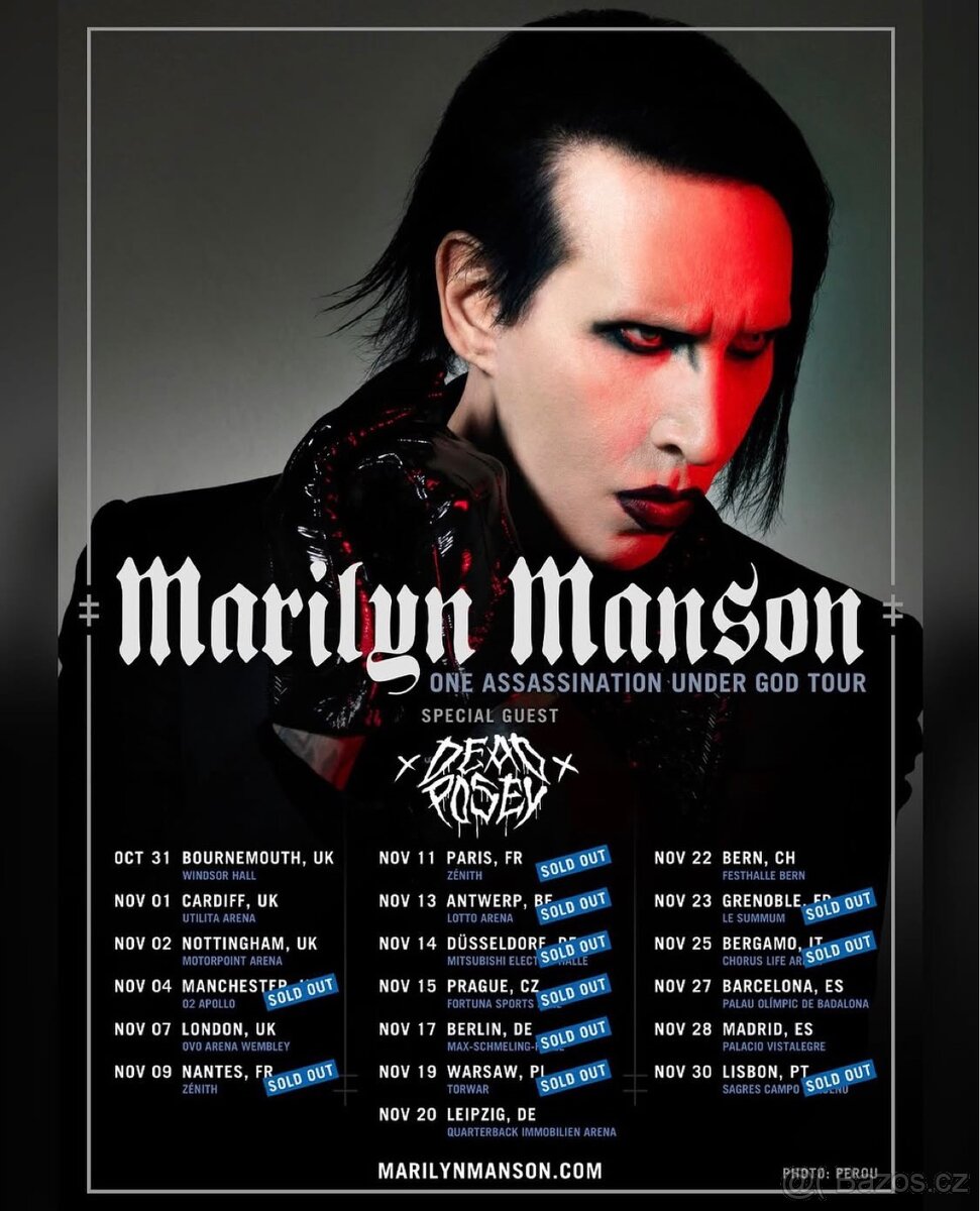 Marilyn Manson 15.11. Praha stání