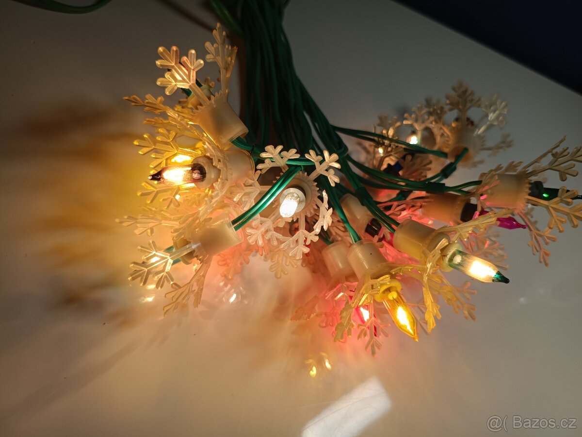 Retro vánoční osvětlení