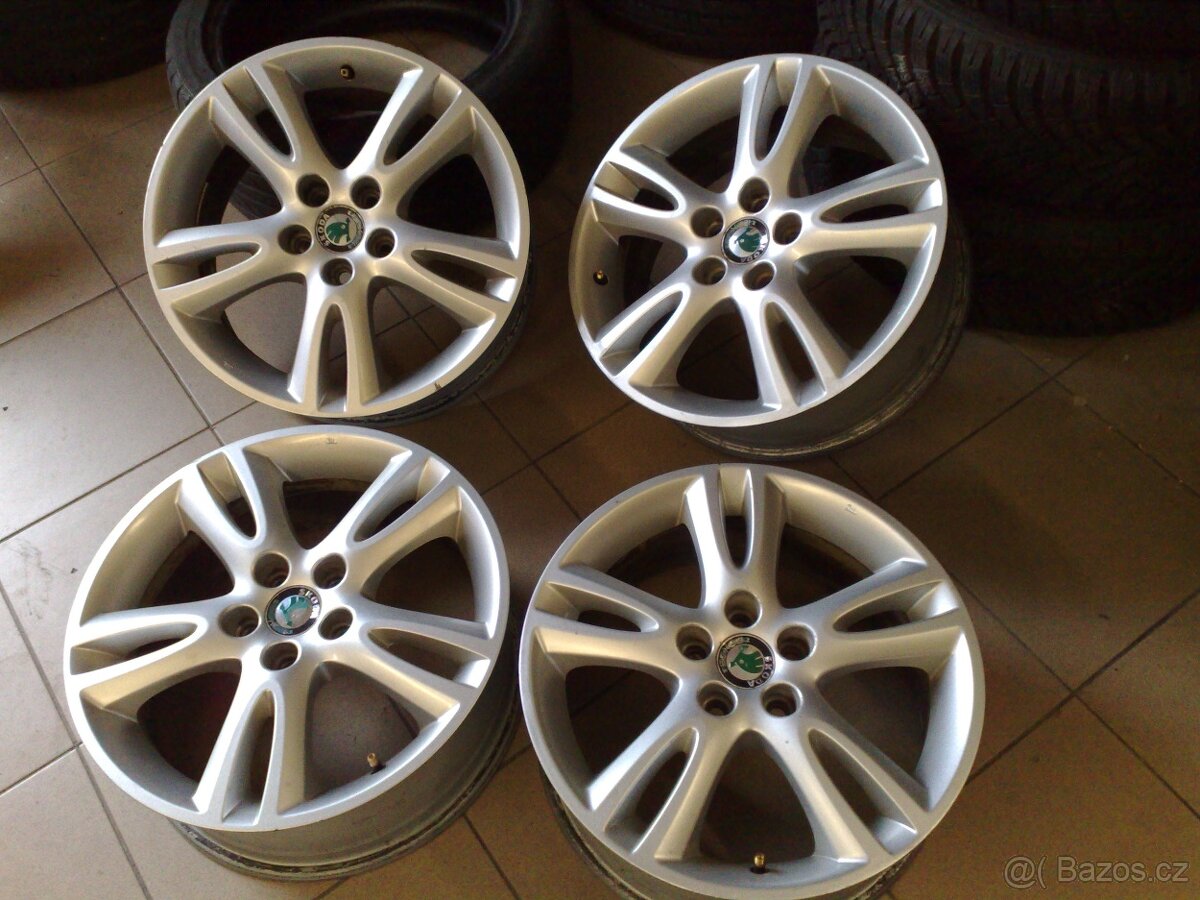 alu kola skoda 5x100 r16 original škoda fabia,roomster,rapid