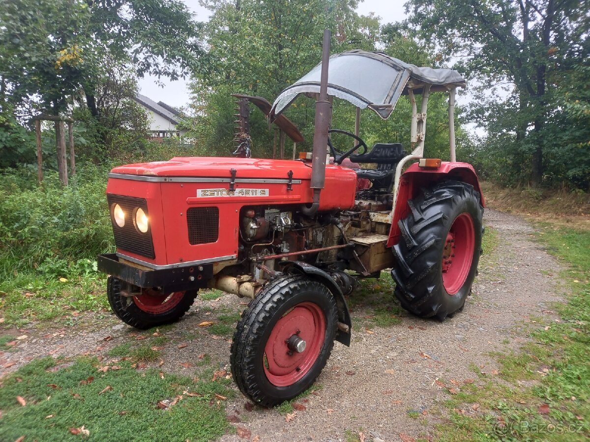 Zetor 4511s cabrio, platné doklady, velmi dobrý stav