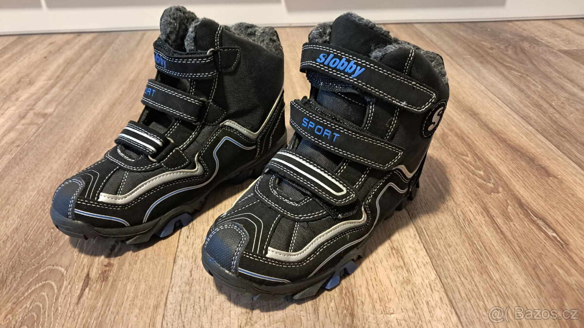 Teplé zimní boty, vel. 34 (vnitřní stélka 22,5)