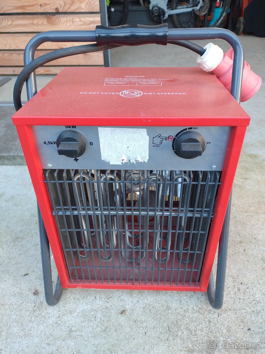 Elektrické topidlo 9kW