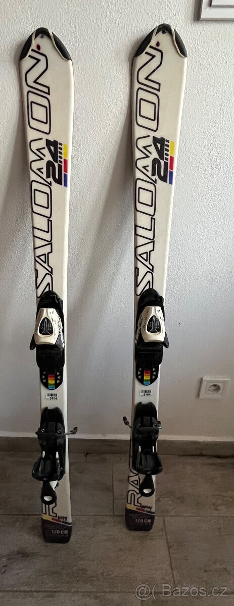 Prodám dětské lyže Salomon délka 120 cm