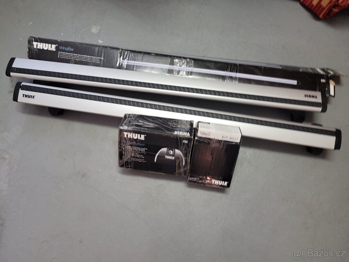 Příčníky Thule: WingBar 961, patka 753, KIT 4027