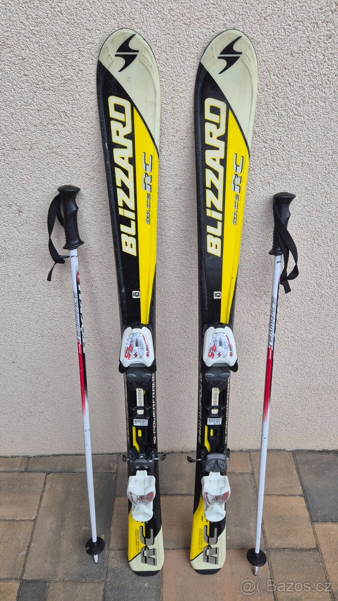 Dětské lyže 120 a hůlky 95 cm