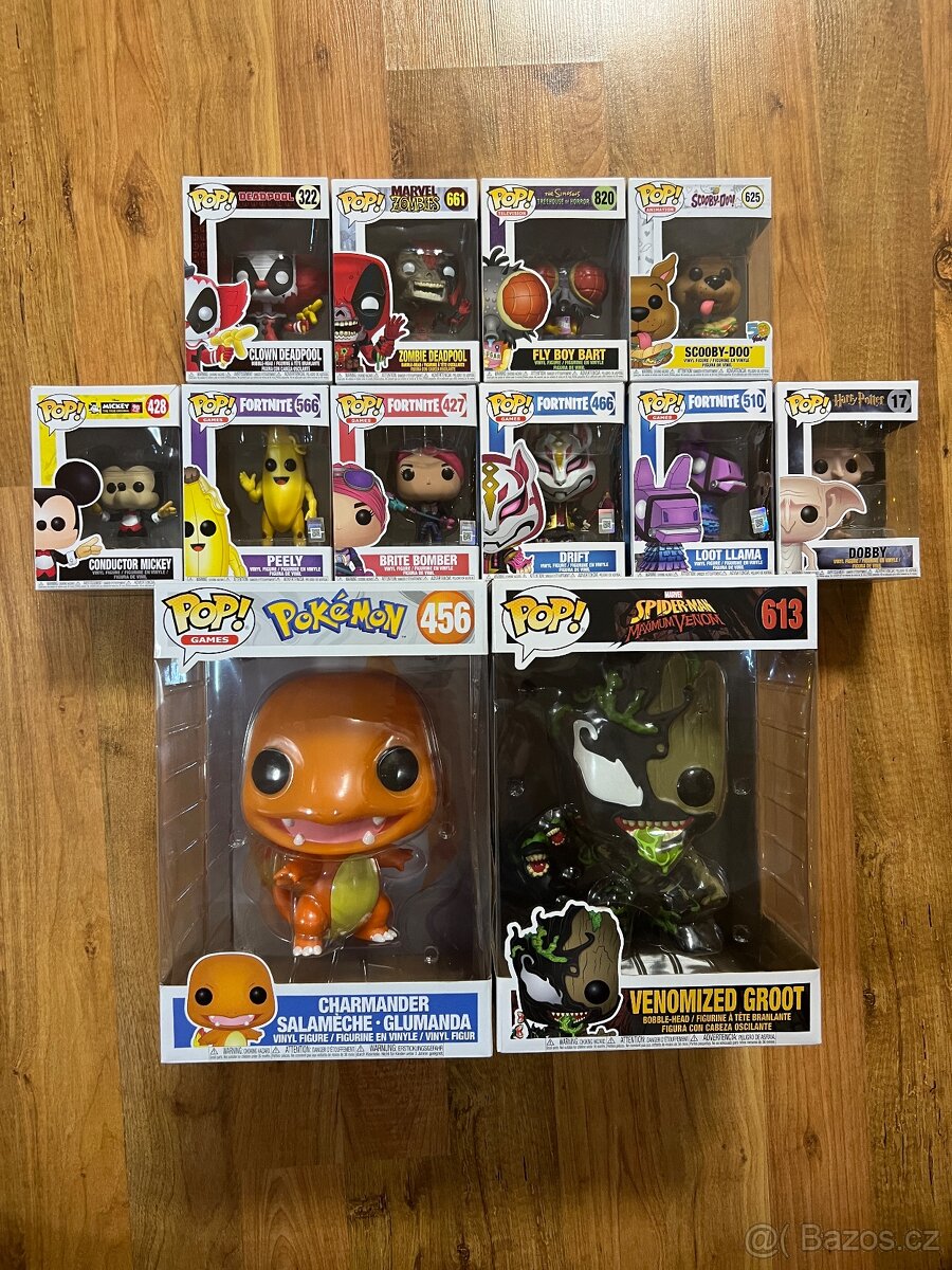 POP figurky 2xl 10 normálních ORIGINAL