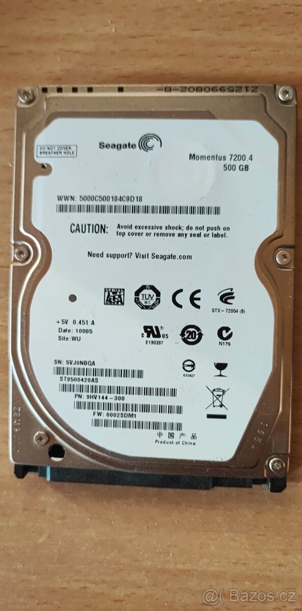 Seagate 500GB 2,5"