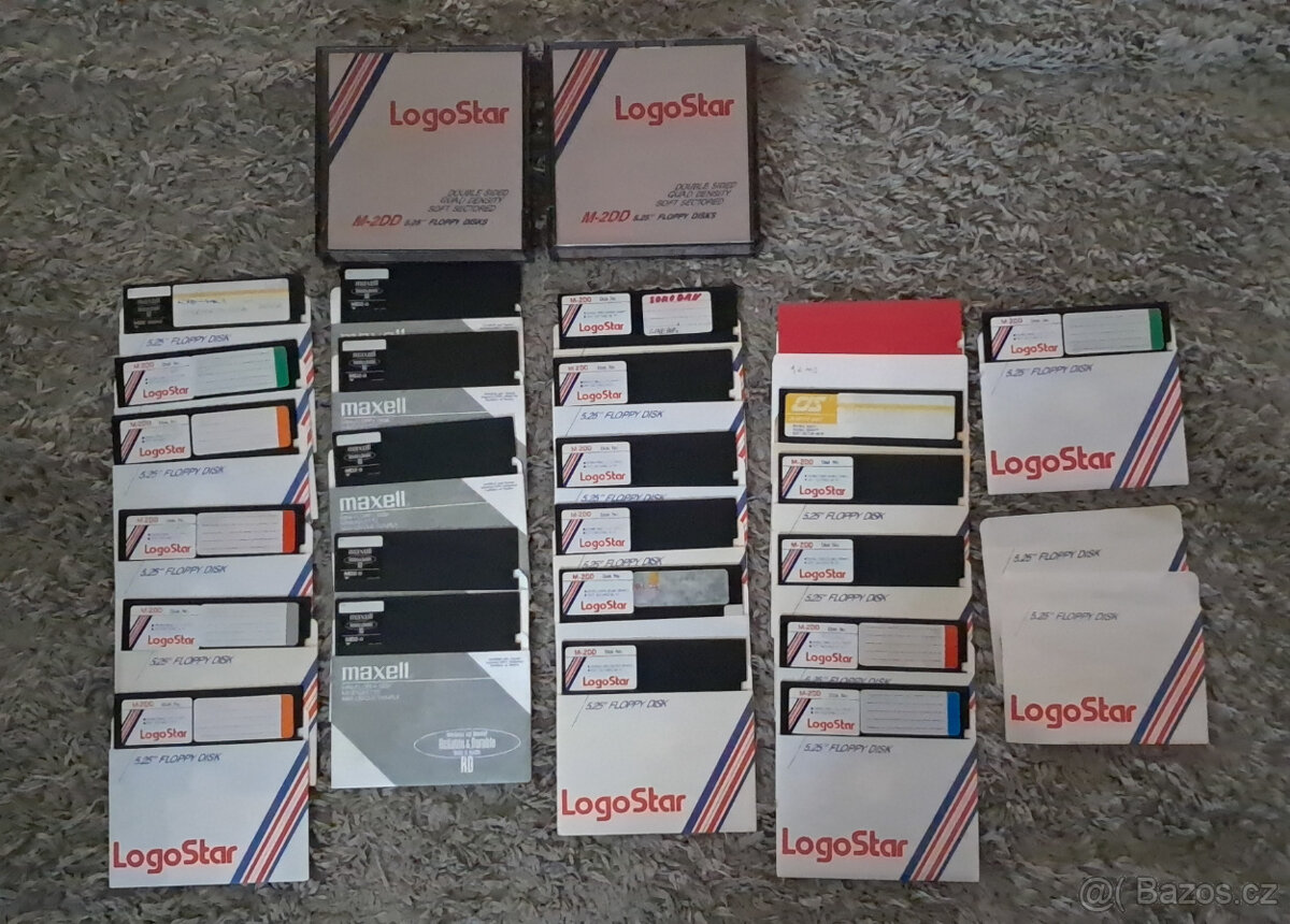 diskety 5 1/4" více kusů